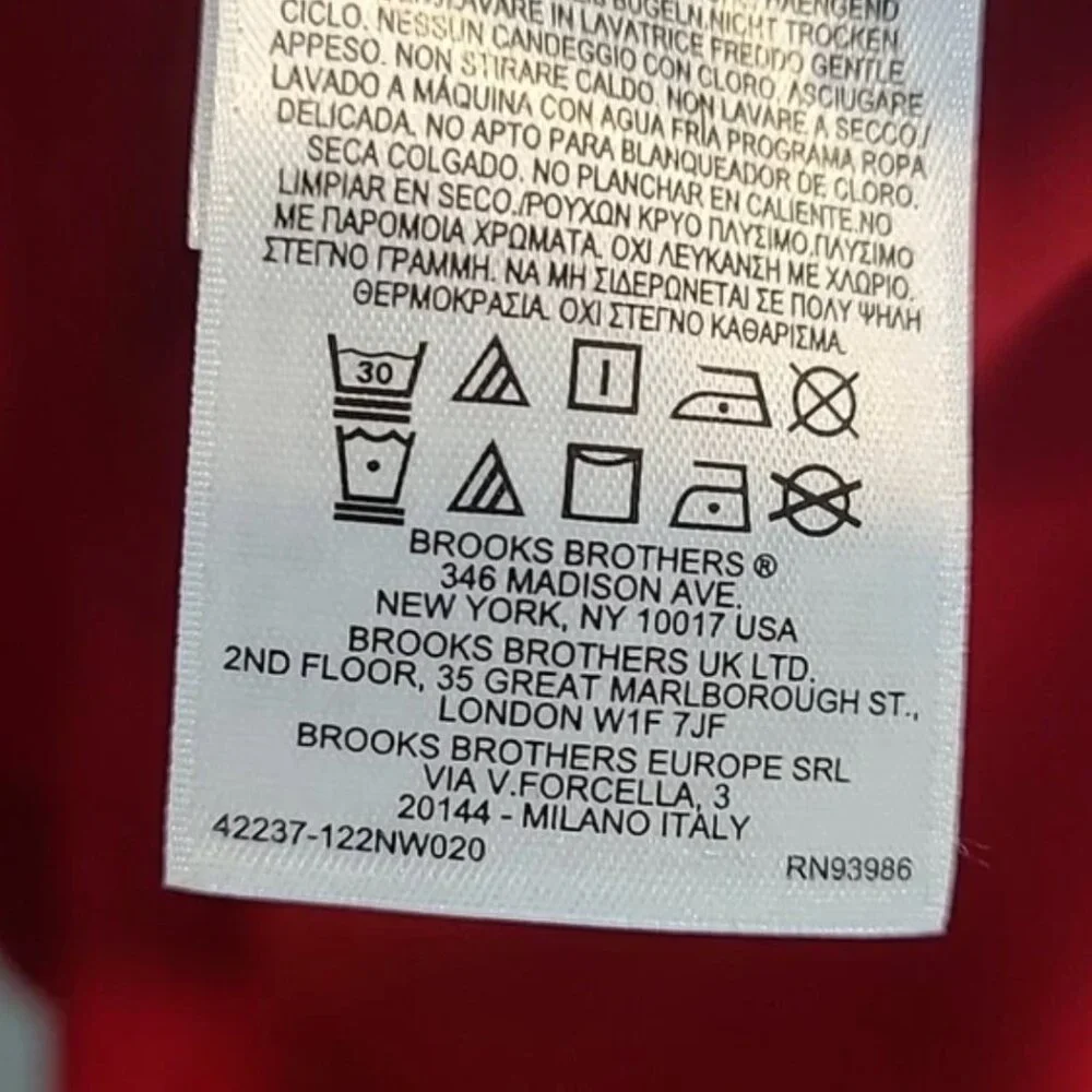 Brooks Brothers Red Belted Shirt Dress with Pockets❣️ Like New - Picture 11 of 12